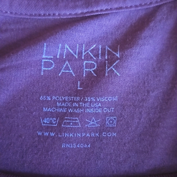Linkin Park band tee, mauve, size L - Picture 4 of 4